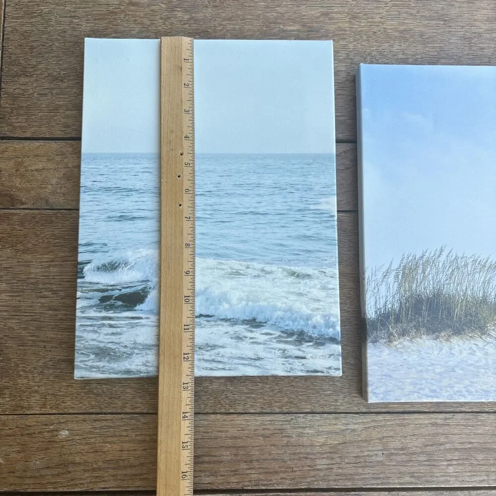 Beach landscape vinyl photo set